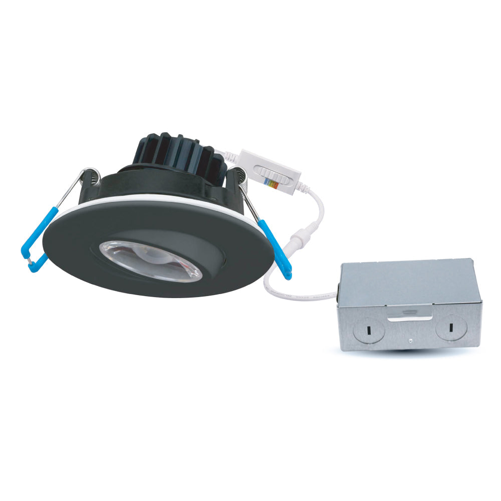 3" Flat Gimbal LED Recessed Light 5CCT - SLIM3GIM