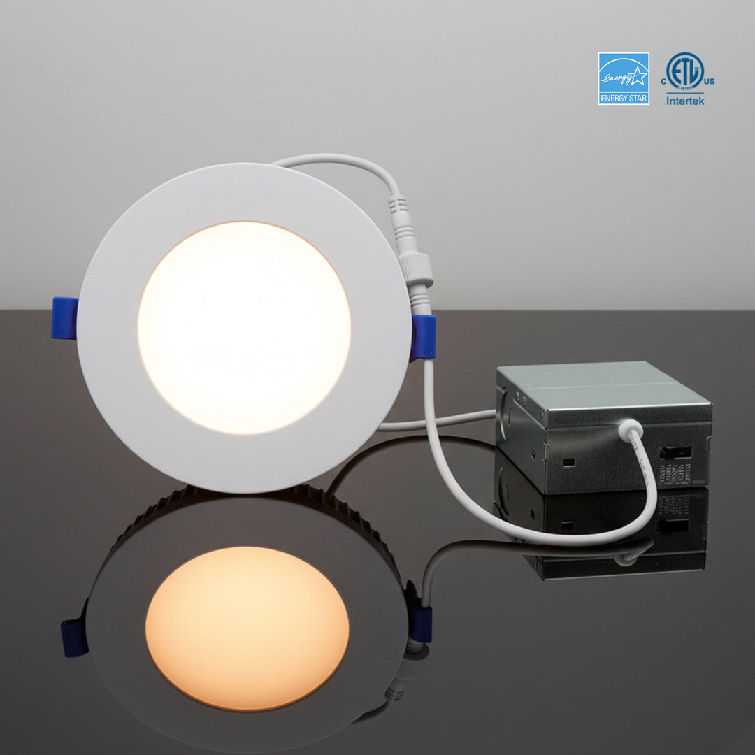 4" Economy Slim LED Recessed Light 5CCT - SLIM4-ECON