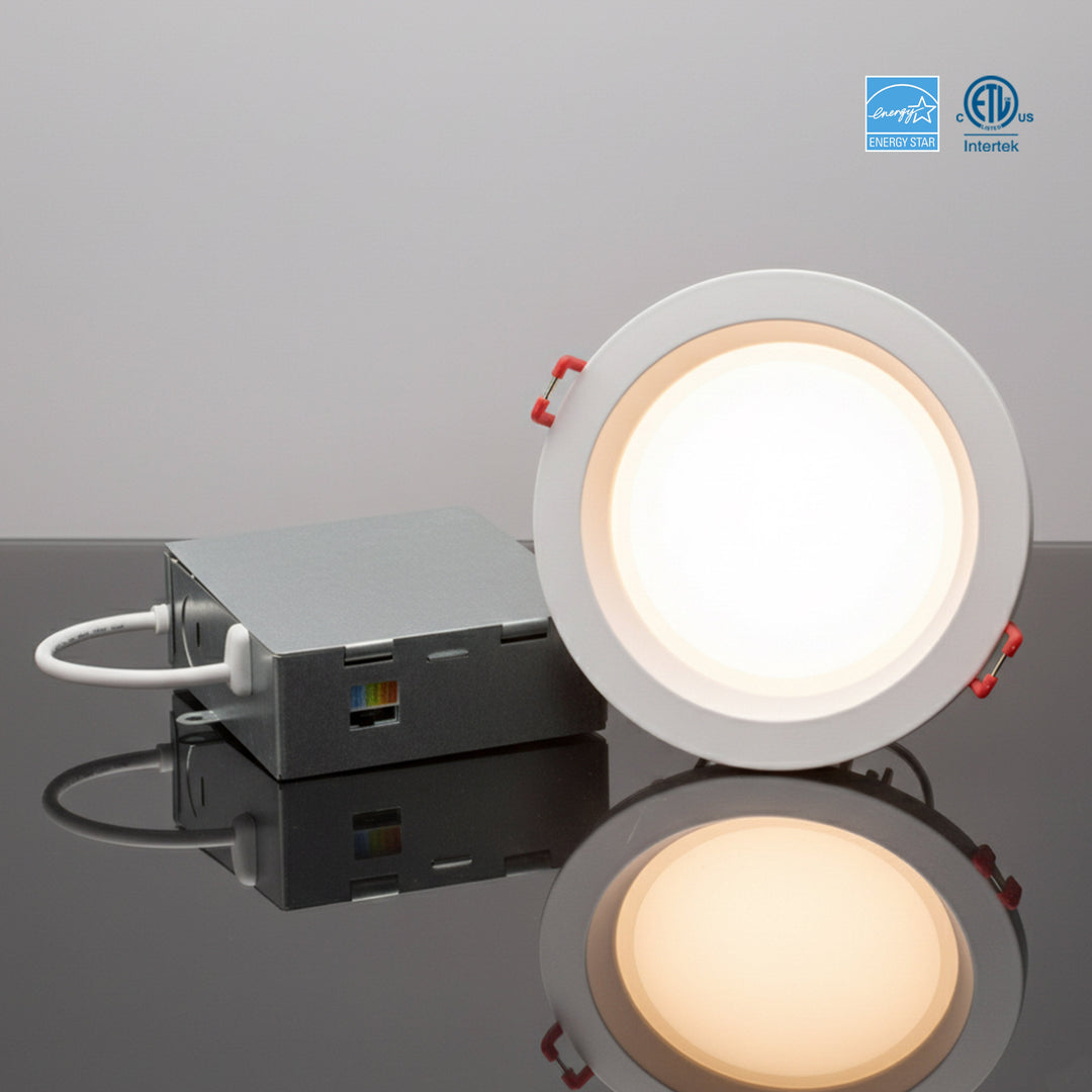 4" Deep Regressed Slim LED Recessed Light 5CCT - SLIM4DR