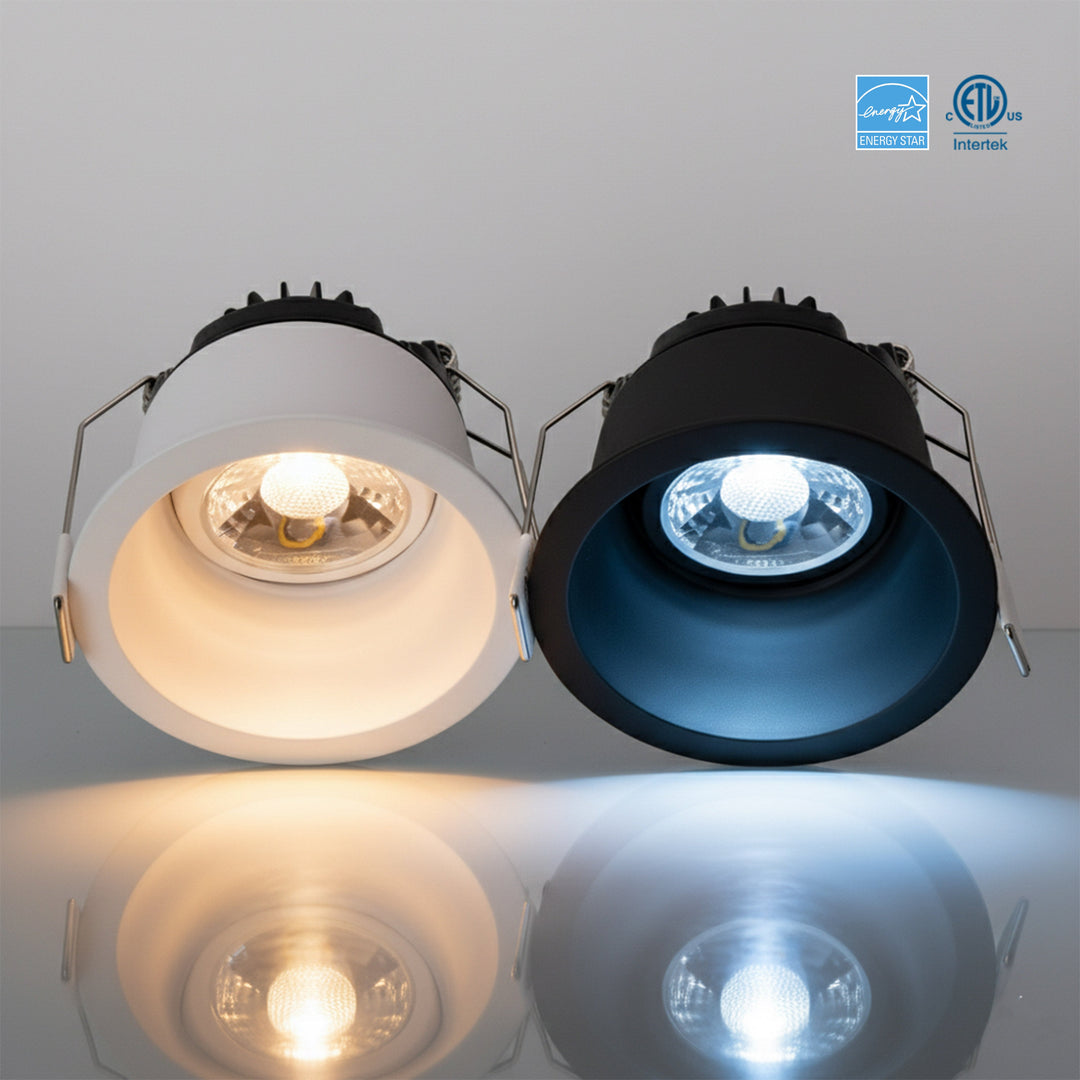 4" Regressed Gimbal LED Recessed Light 5CCT - SLIM4TRG