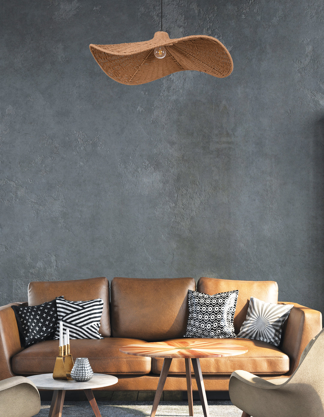 Selma 1 Light Pendant (SMA-401P) by Dainolite