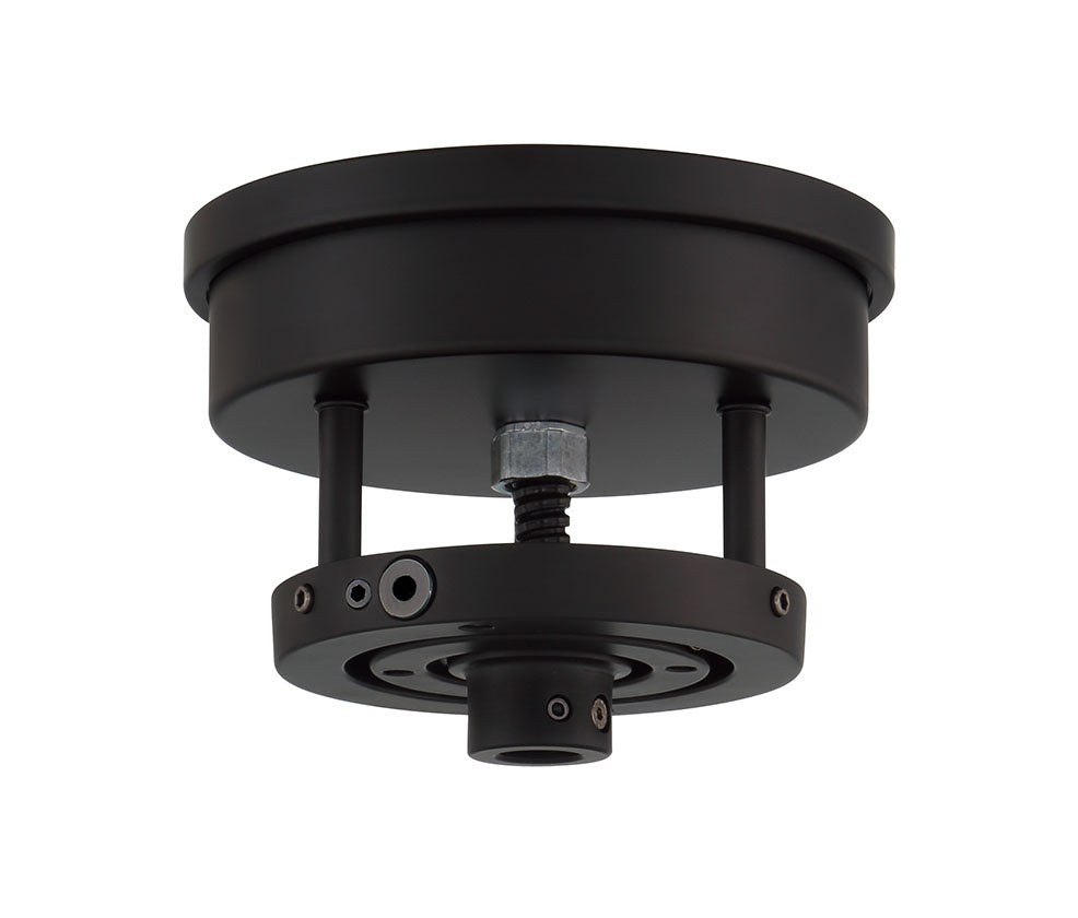 Slope Mount Adapter for Ceiling Fans in Flat Black by Craftmade