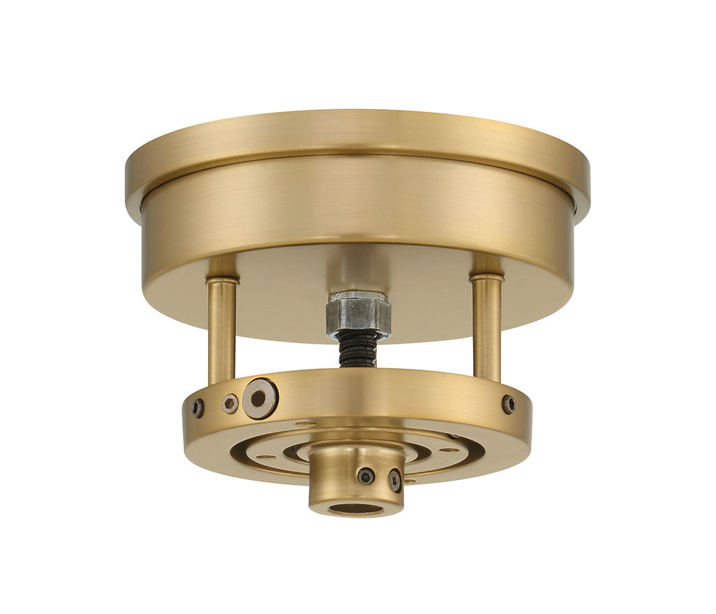 Slope Mount Adapter for Ceiling Fans in Satin Brass by Craftmade