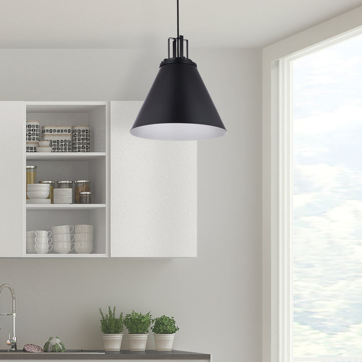 Sonus 1 Light Incandescent Pendant by Dainolite - view 4