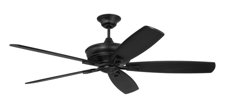 Santori Ceiling Fan in Flat Black by Craftmade