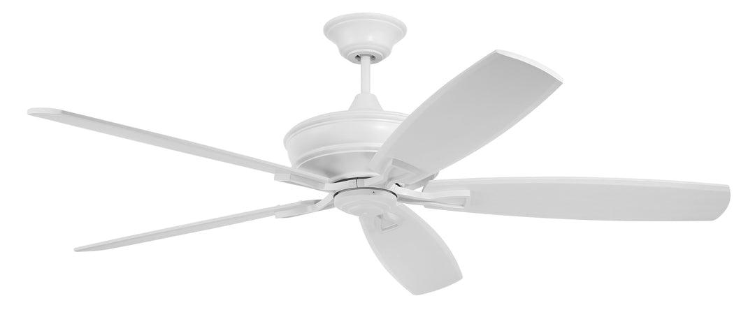 Santori Ceiling Fan in Matte White by Craftmade