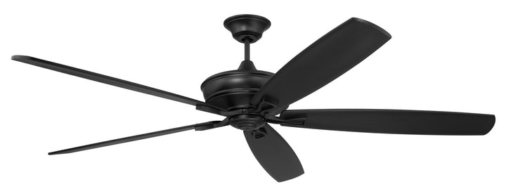 Santori Ceiling Fan in Flat Black by Craftmade