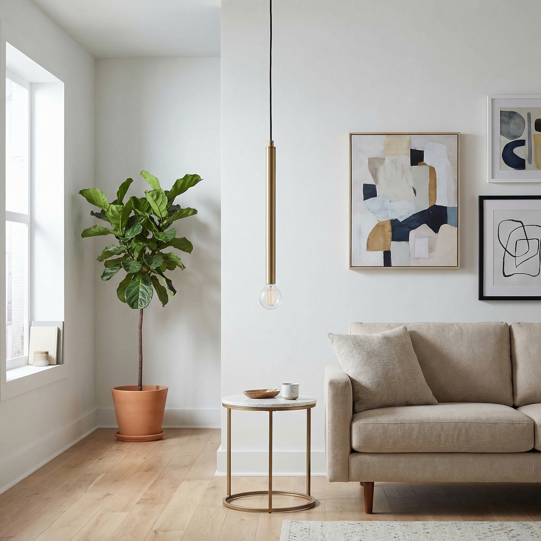 Sanya 1 Light Pendant by Dainolite - view 2