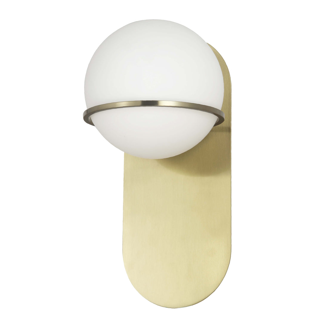 Sofia 1 Light Wall Sconce in Aged Brass by Dainolite