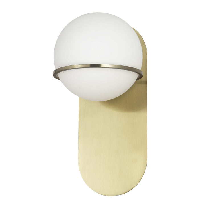 Sofia 1 Light Wall Sconce in Aged Brass by Dainolite