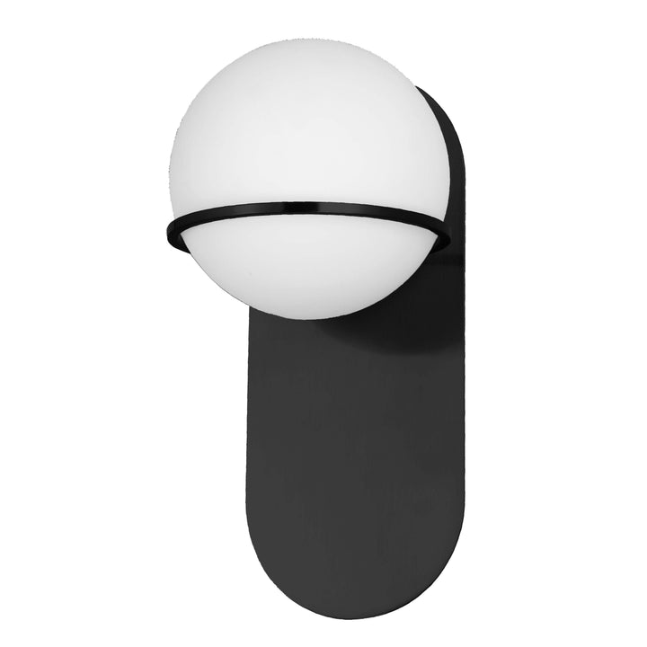 Sofia 1 Light Wall Sconce in Matte Black by Dainolite