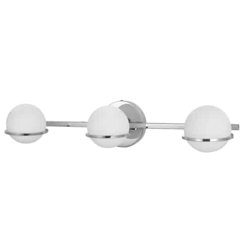 Sofia 3 Light Halogen Vanity in Polished Chrome by Dainolite
