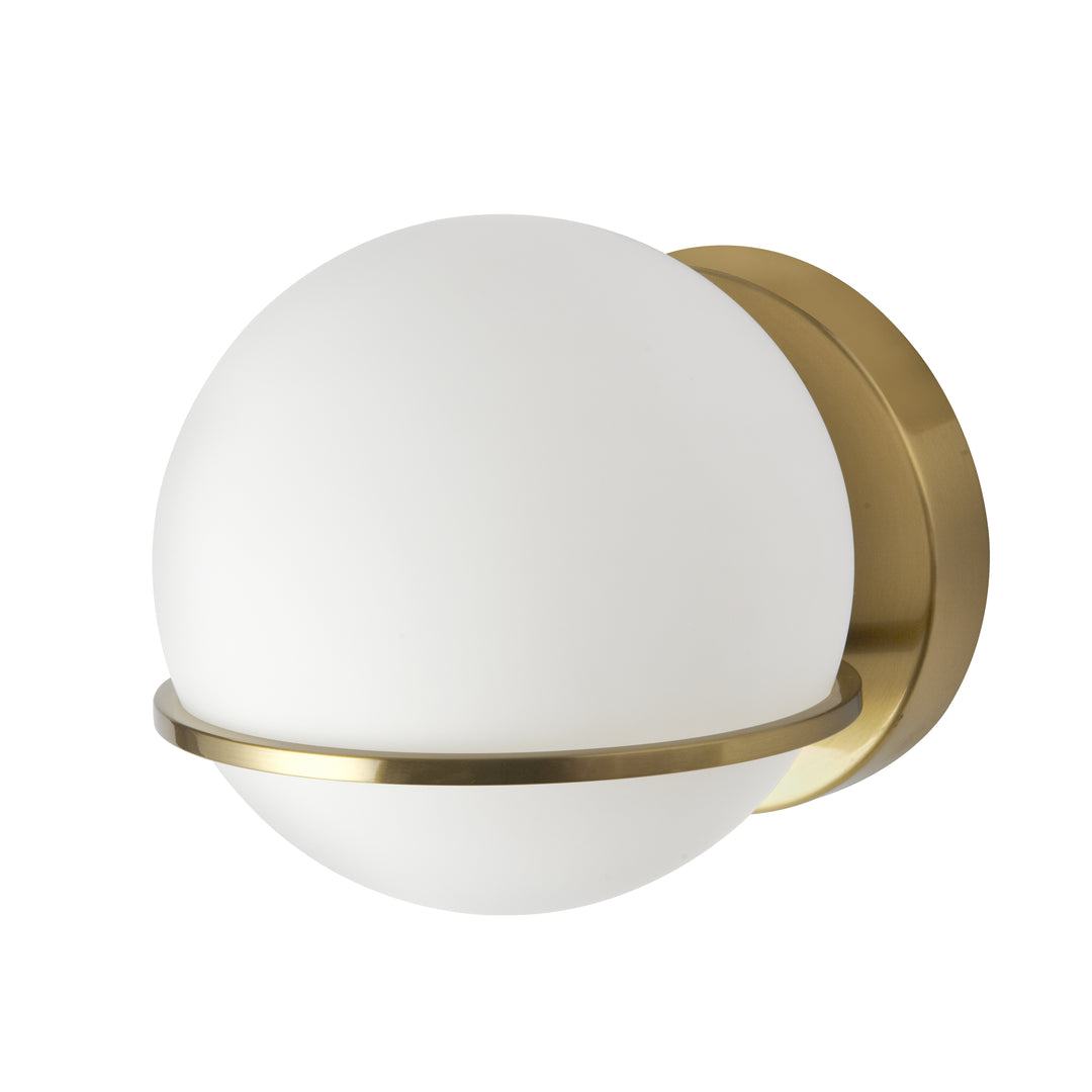 Sofia 1 Light Halogen Wall Sconce in Aged Brass by Dainolite