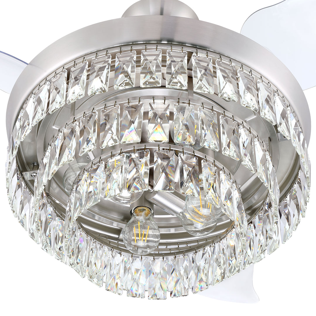 Sofia 42" Hidden Blade Ceiling Fan