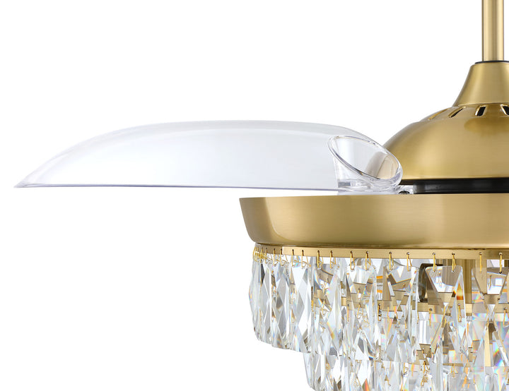 Sofia 42" Hidden Blade Ceiling Fan