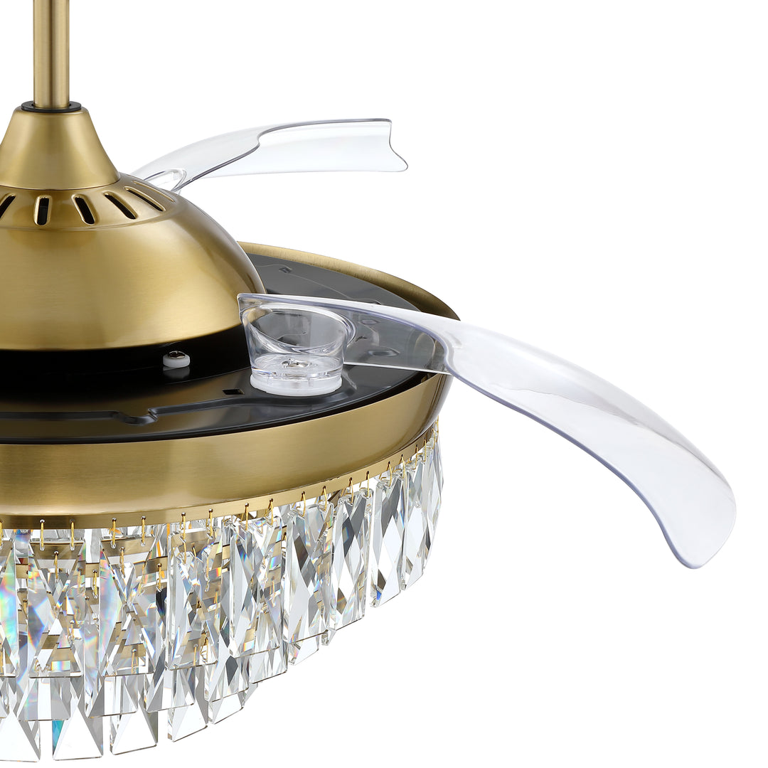 Sofia 42" Hidden Blade Ceiling Fan