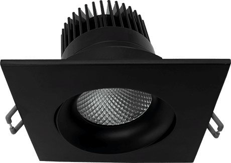 LED 3.5" Regressed Gimbal - 5Way CCT Adjustable - Square in Black by Votatec