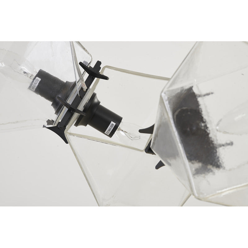 Block Framed Chandelier with Reflective Interior by Bethel - view 10