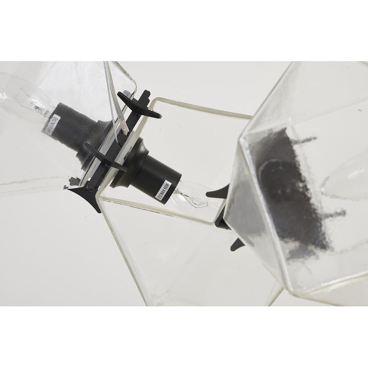 Block Framed Chandelier with Reflective Interior by Bethel - view 10