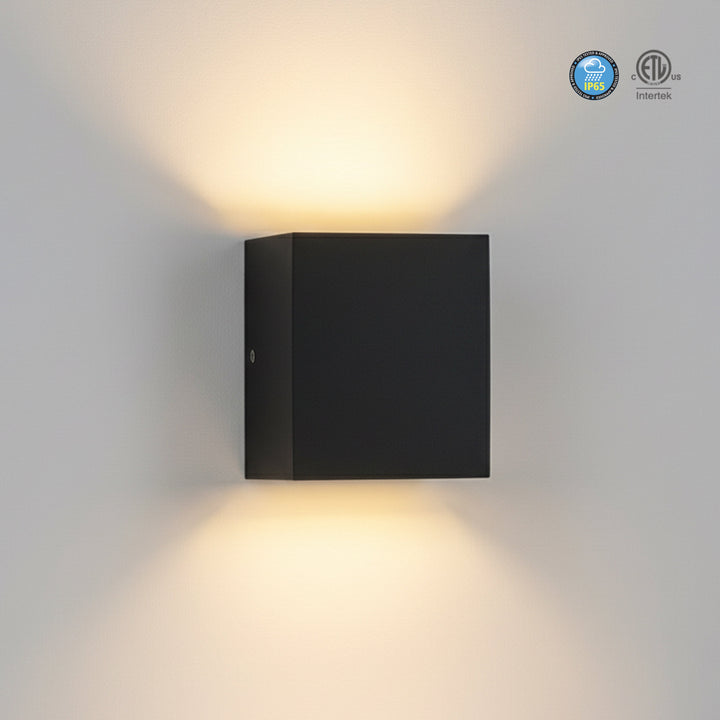 Square LED Up/Down Wall Sconce IP65 5CCT - SSC-UD