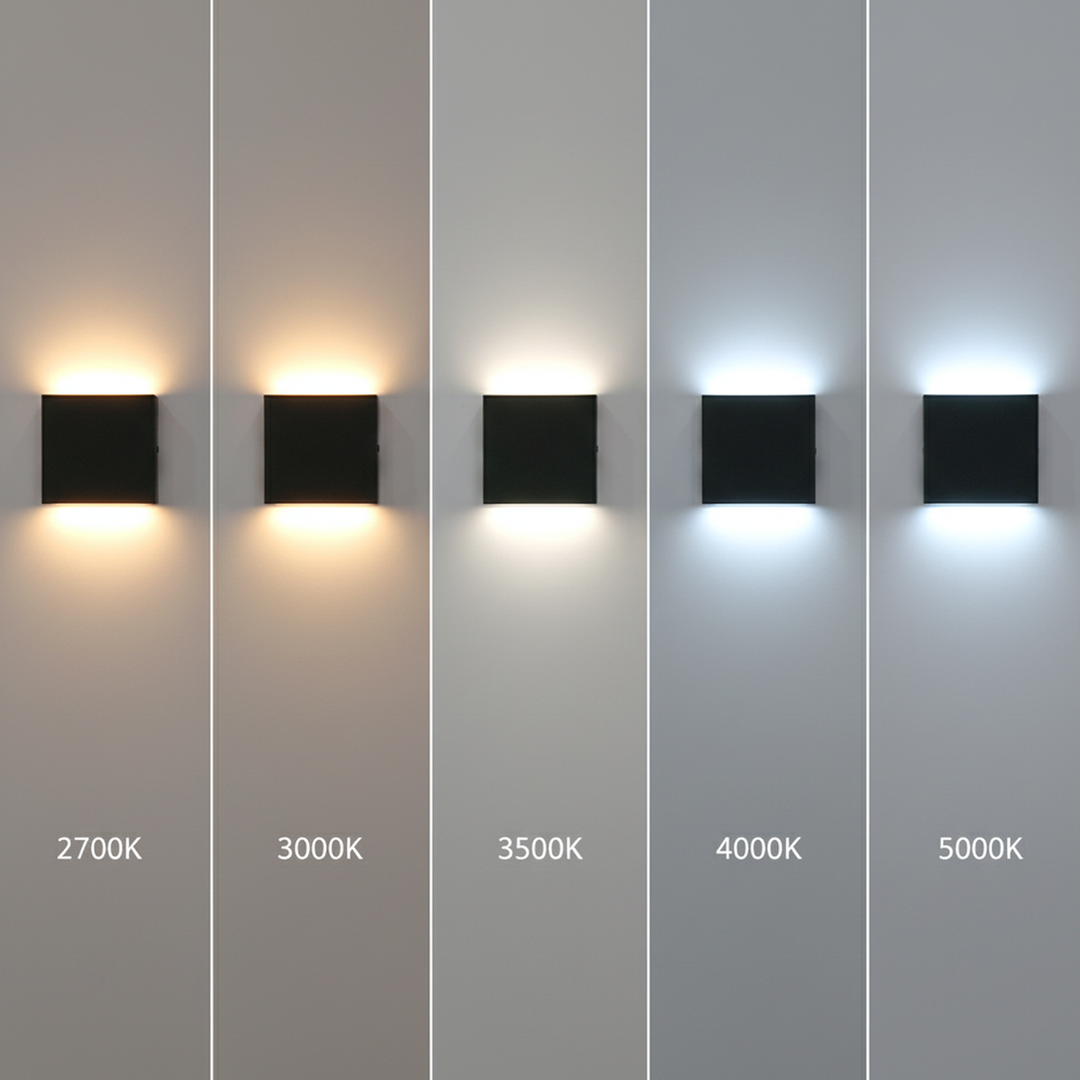Square LED Up/Down Wall Sconce IP65 5CCT - SSC-UD