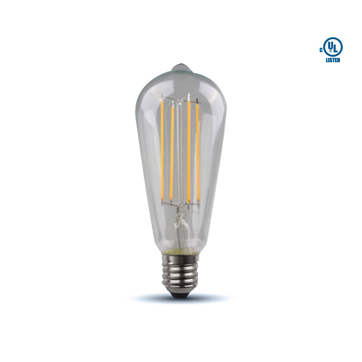 ST19 8W Dimmable LED Filament Bulb