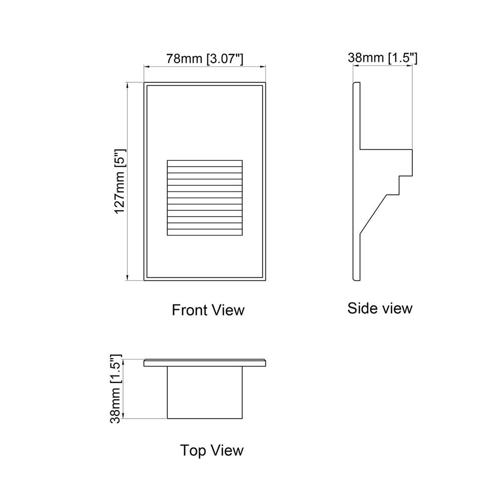 Lane LED Outdoor Step Light by Russell - view 2