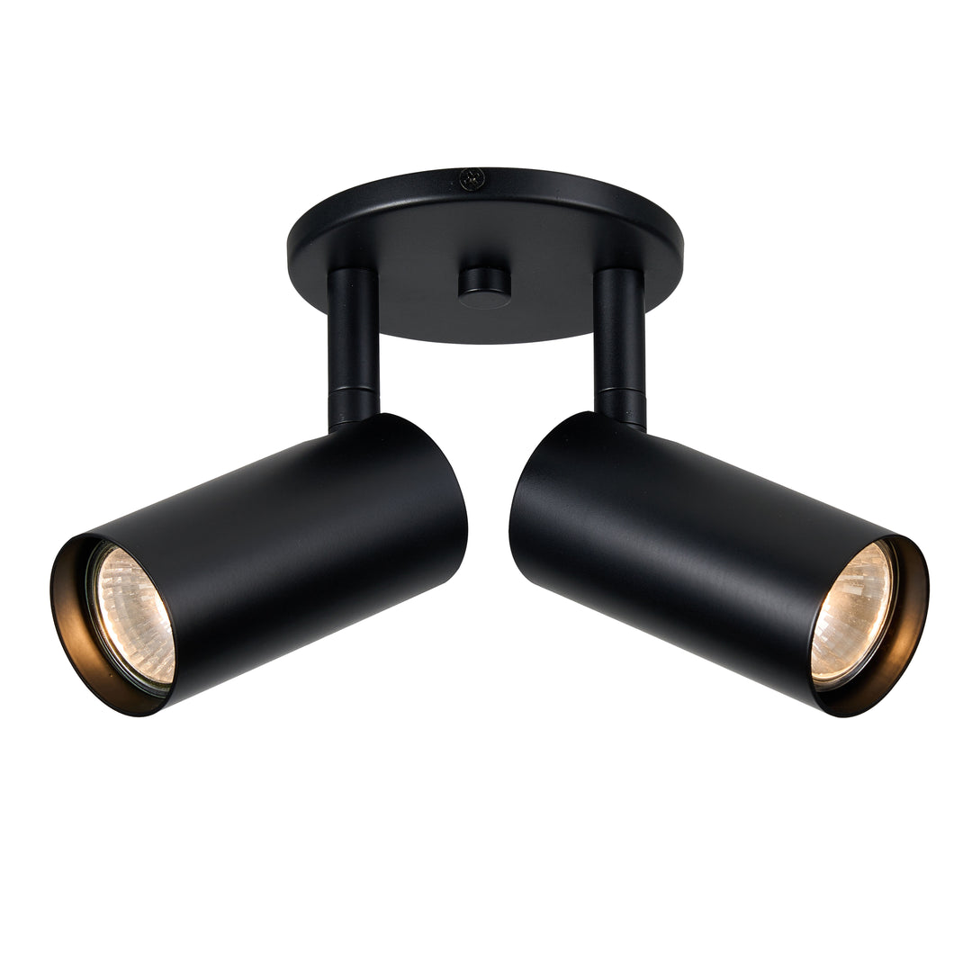 Stanly 2 Light Spotlight in Matte Black by Dainolite