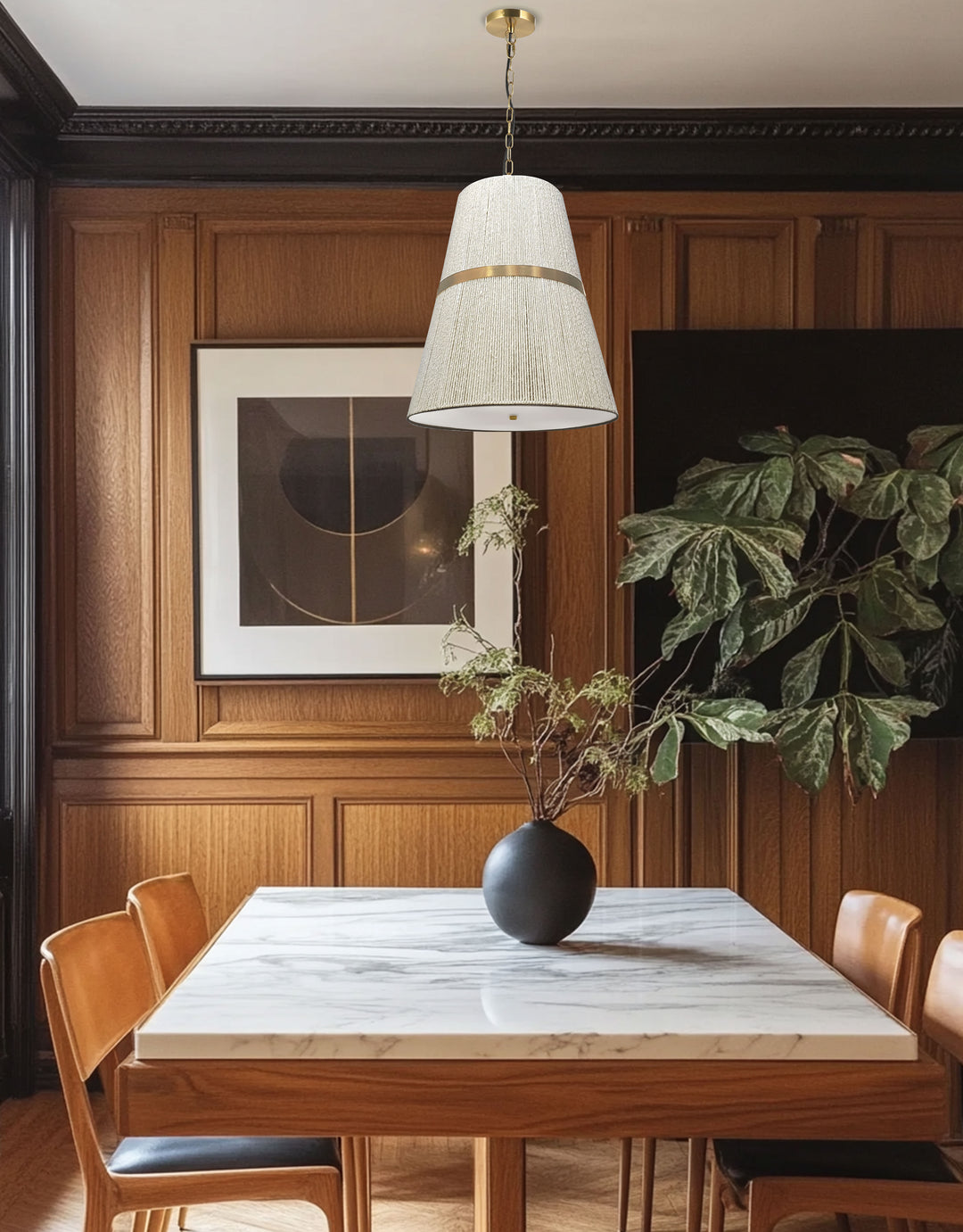 Sylvie 3 Light Pendant by Dainolite - view 2