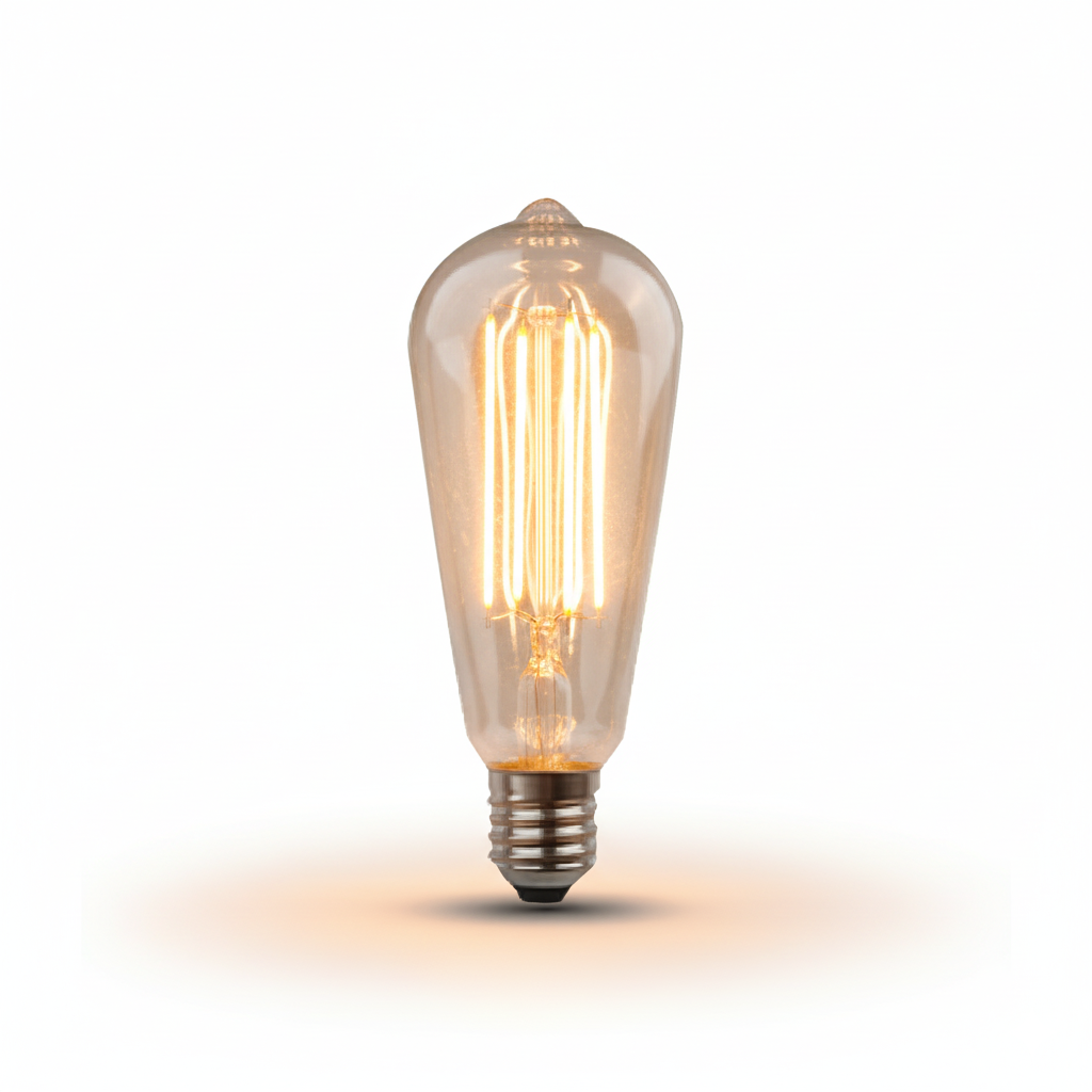 ST19 8W Dimmable LED Filament Bulb