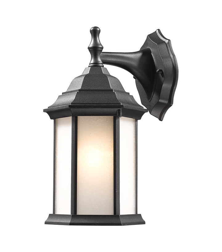 Waterdown - 1 Light Outdoor Wall Light (T21-BK)