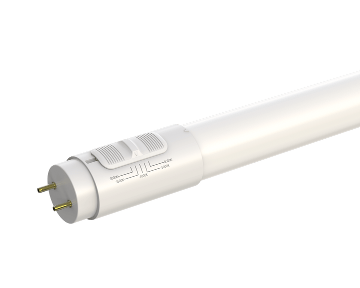 4FT T8 Glass LED Tube with Plastic Coating- 5Way CCT Adjustable by Votatec