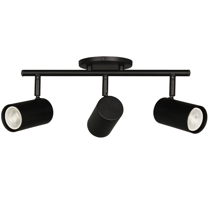 Taylor 3 Light Track Light in Matte Black by Dainolite