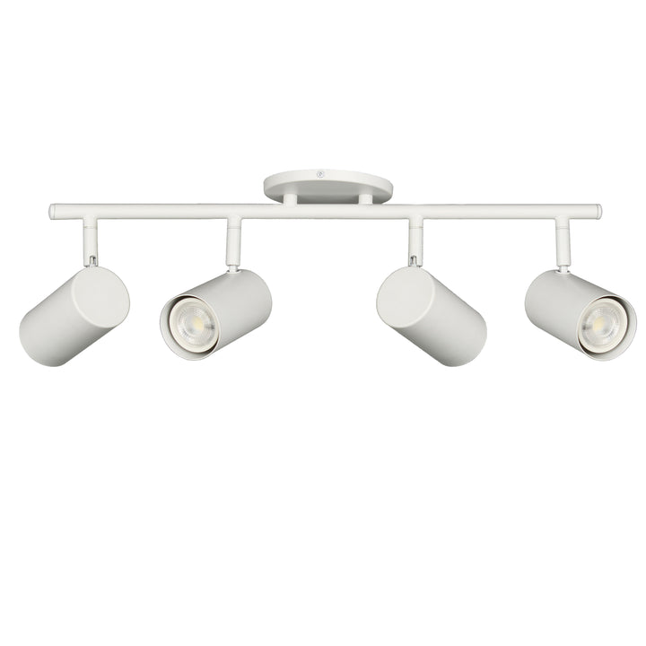 Taylor 4 Light Track Light in Matte White by Dainolite
