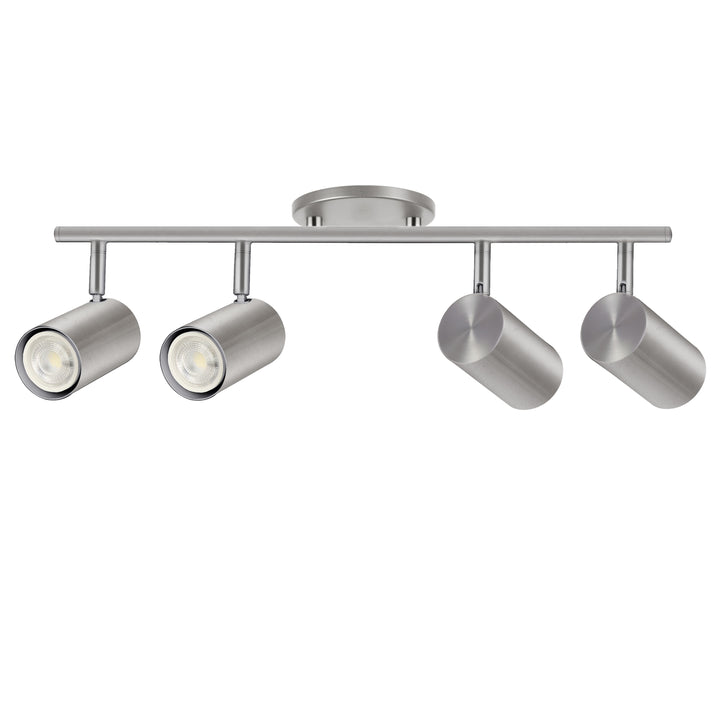 Taylor 4 Light Track Light in Satin Chrome by Dainolite