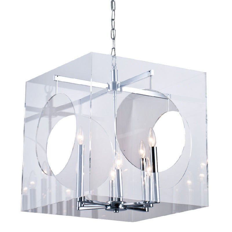 Chrome Chandelier (TD11) by Bethel - view 2