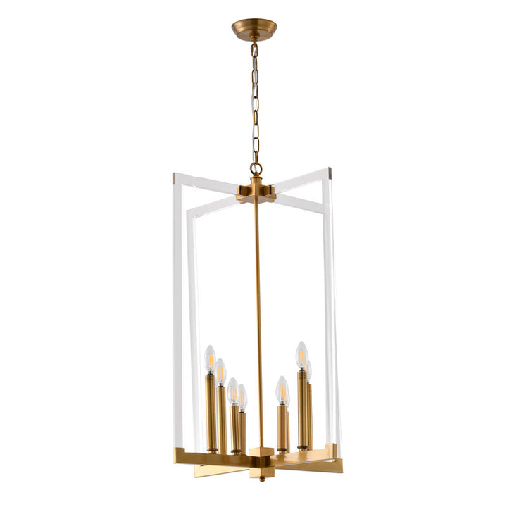 Metal Frame Ceiling Fixture with Clear Acrylic Arms by Bethel - view 10