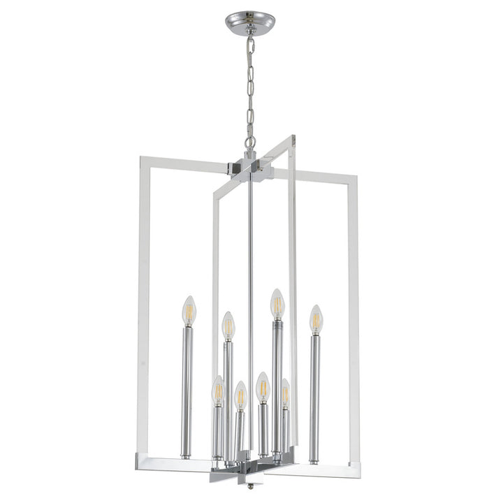 Metal Frame Ceiling Fixture with Clear Acrylic Arms by Bethel - view 18