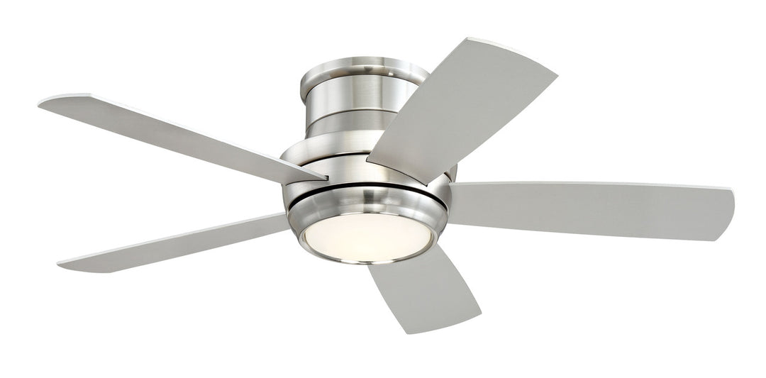 Tempo Hugger Ceiling Fan in Brushed Polished Nickel by Craftmade