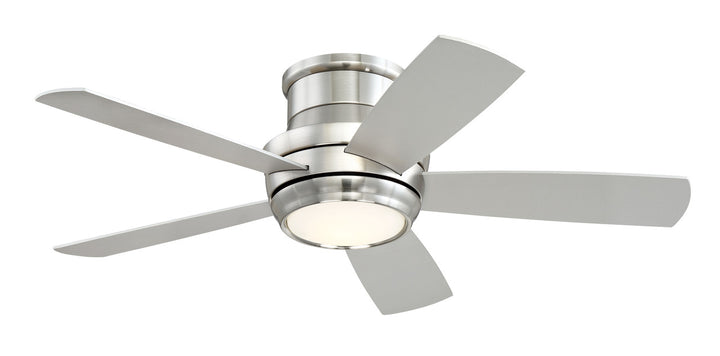 Tempo Hugger Ceiling Fan in Brushed Polished Nickel by Craftmade