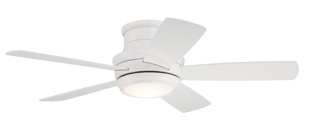 Tempo Hugger Ceiling Fan in White by Craftmade
