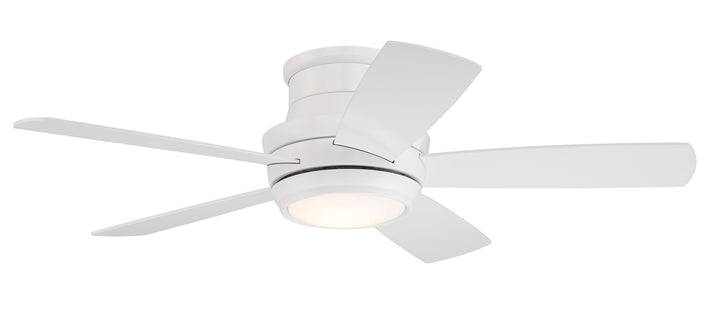 Tempo Hugger Ceiling Fan in White by Craftmade