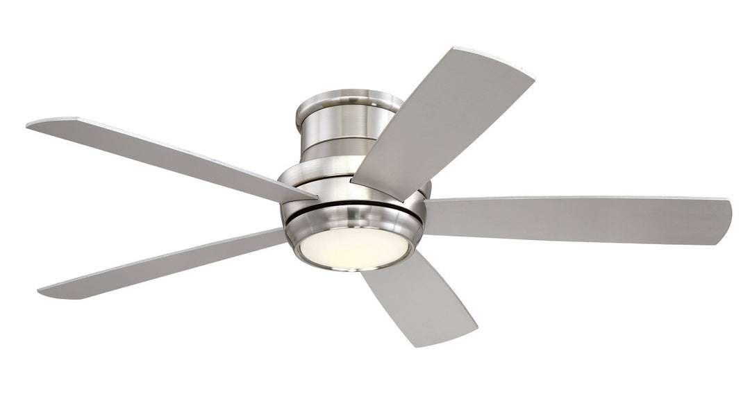 Tempo Hugger Ceiling Fan in Brushed Polished Nickel by Craftmade