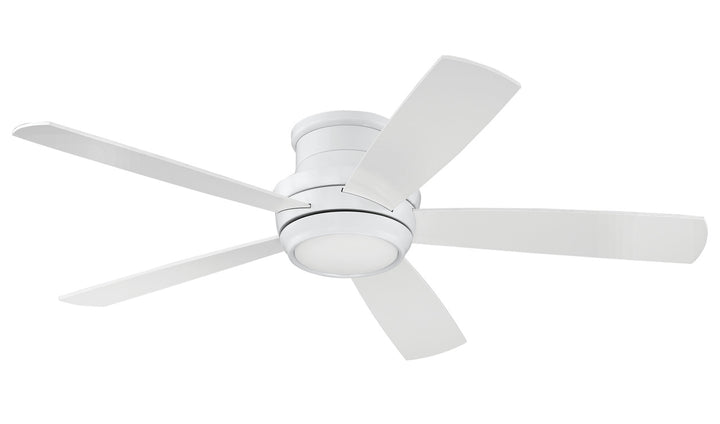 Tempo Hugger Ceiling Fan in White by Craftmade
