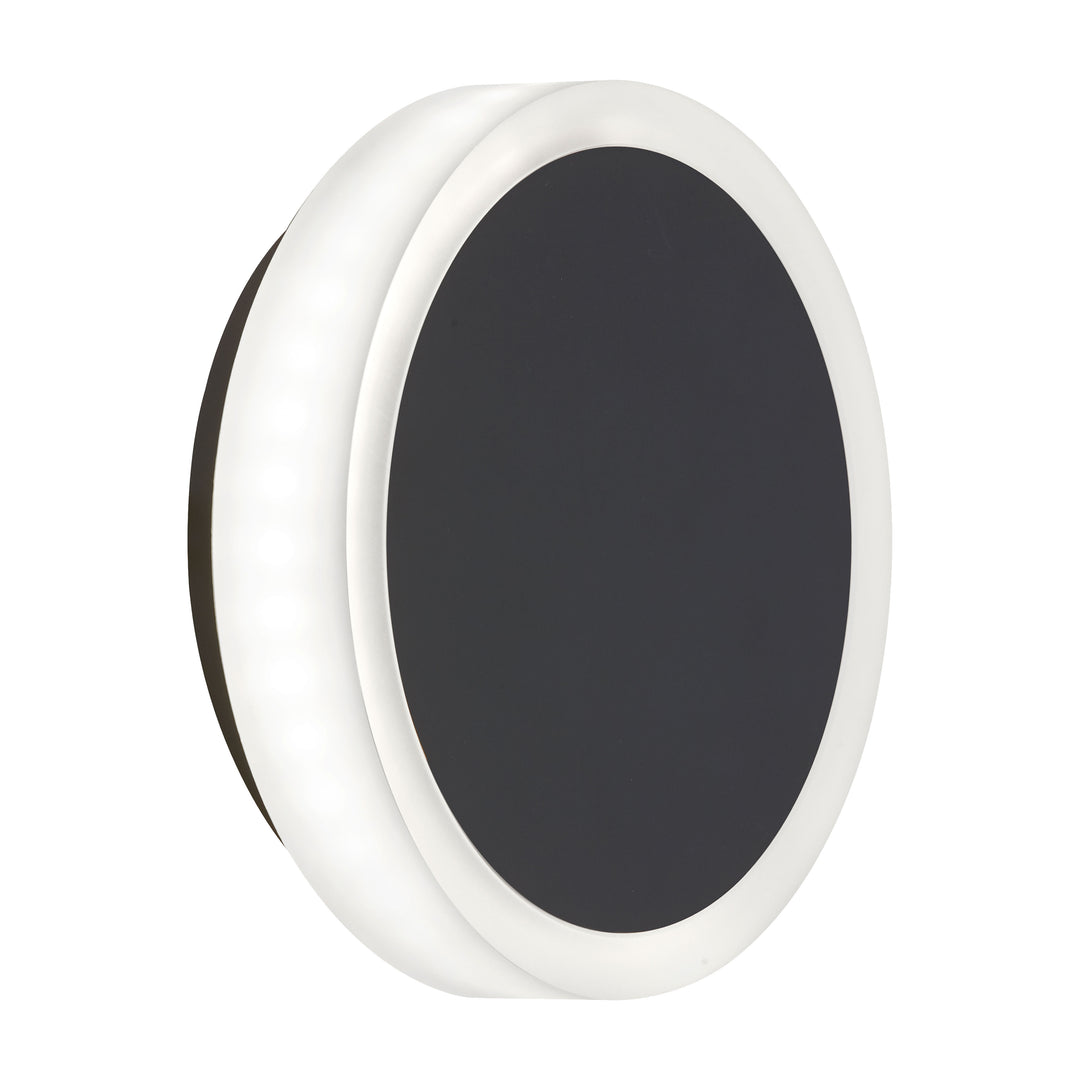 Topaz 12W Wall Sconce in Black by Dainolite