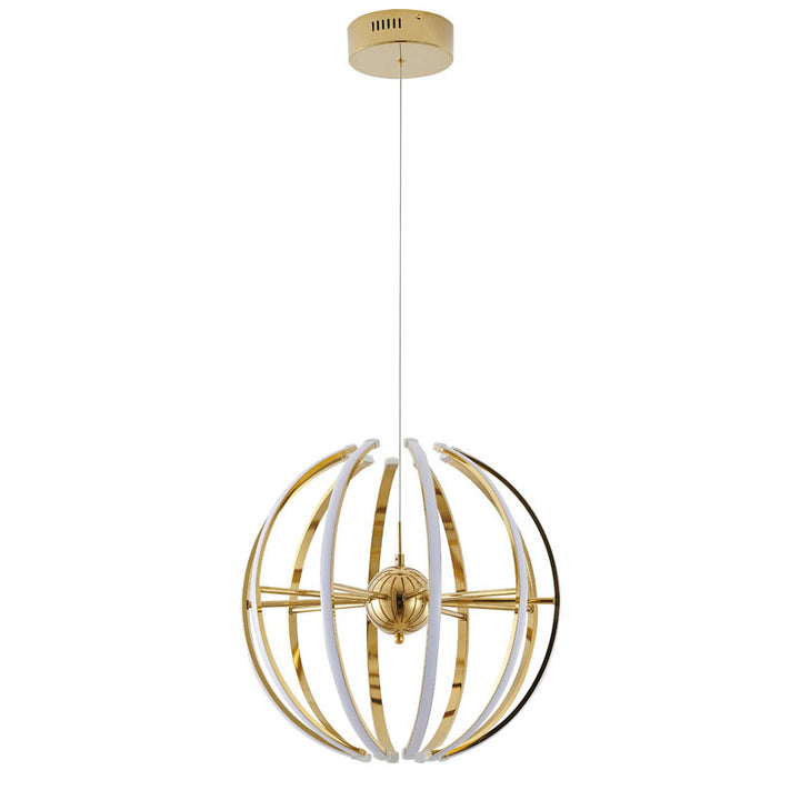 Aluminium Frame LED Chandelier with Acrylic Diffusers by Bethel - view 13