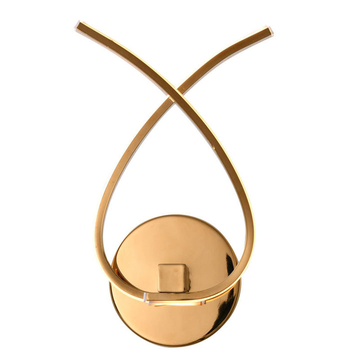Twisted Arm LED Wall Sconce with Acrylic Diffuser by Bethel - view 8
