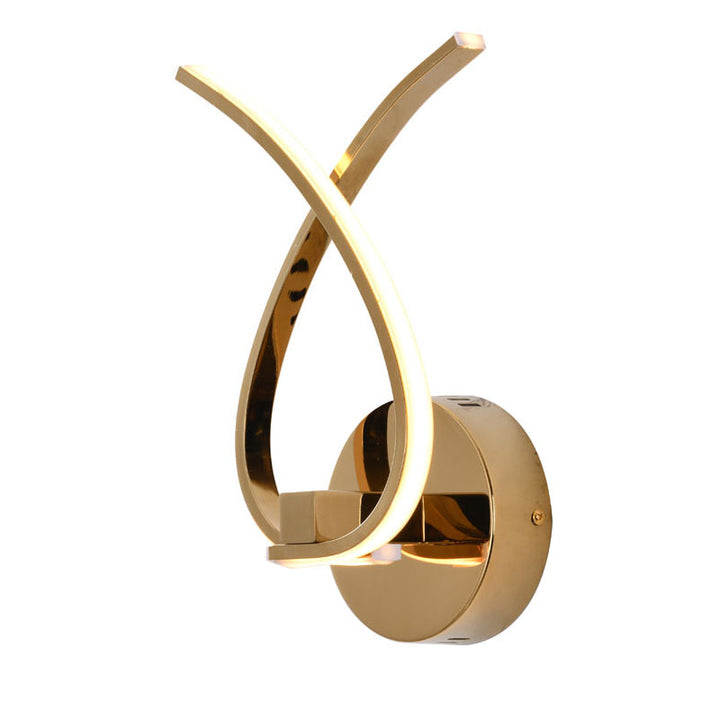 Twisted Arm LED Wall Sconce with Acrylic Diffuser by Bethel - view 10