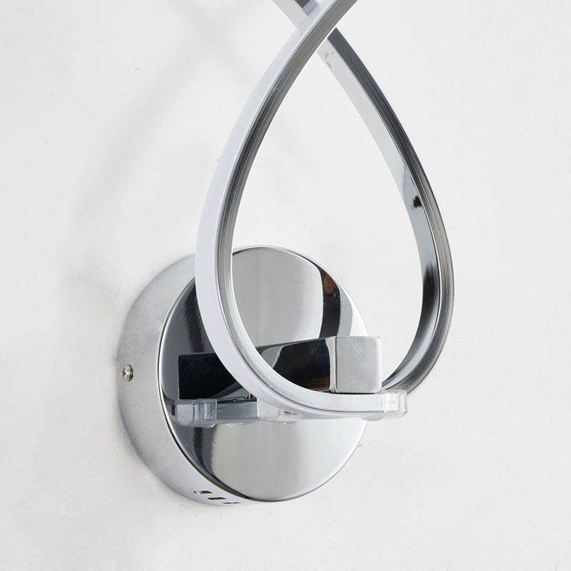 Twisted Arm LED Wall Sconce with Acrylic Diffuser by Bethel - view 3