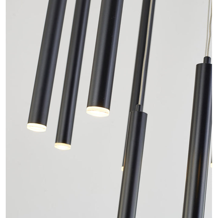 Flushed LED Ceiling Fixture with Hanging Pendants by Bethel - view 6